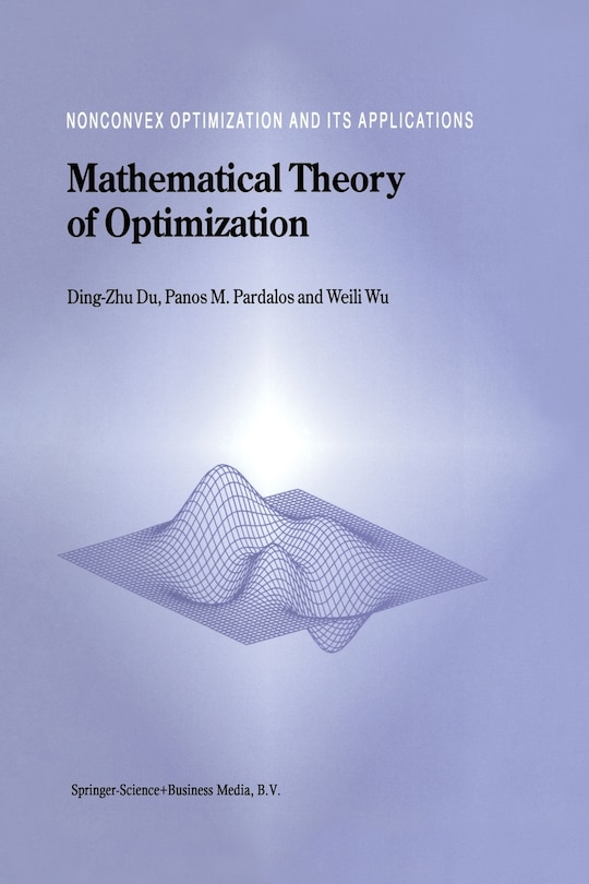 Front cover_Mathematical Theory of Optimization