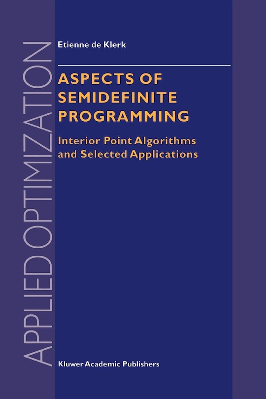 Couverture_Aspects of Semidefinite Programming