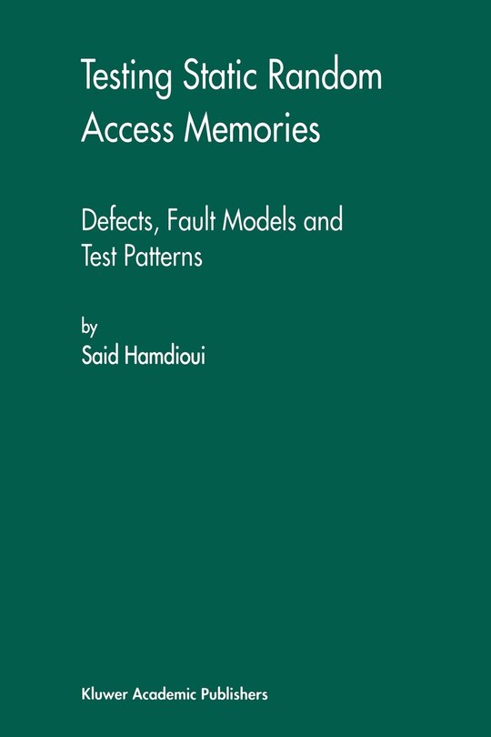 Front cover_Testing Static Random Access Memories