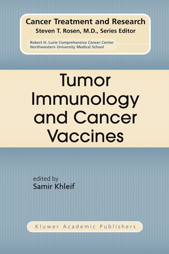 Front cover_Tumor Immunology and Cancer Vaccines