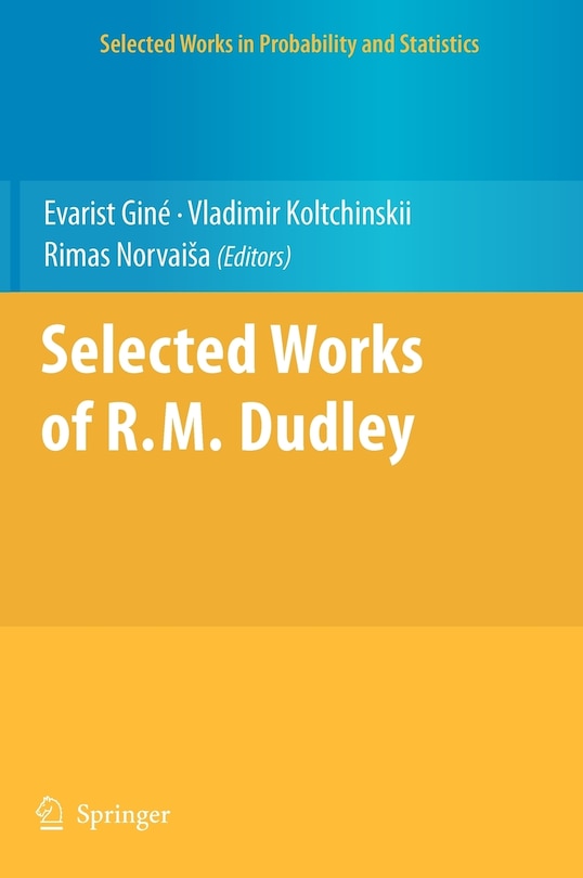 Front cover_Selected Works of R.M. Dudley