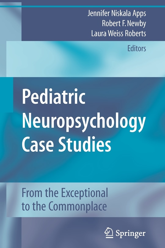 Couverture_Pediatric Neuropsychology Case Studies