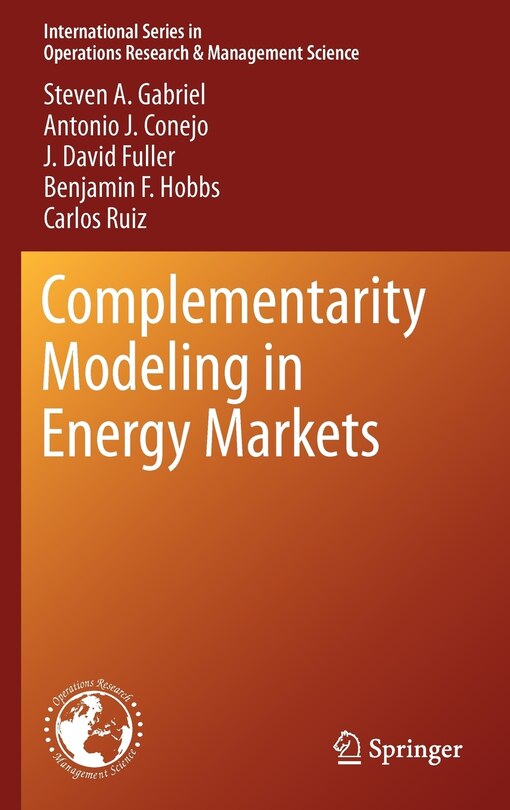 Front cover_Complementarity Modeling in Energy Markets
