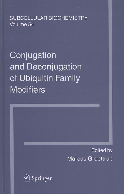 Front cover_Conjugation and Deconjugation of Ubiquitin Family Modifiers
