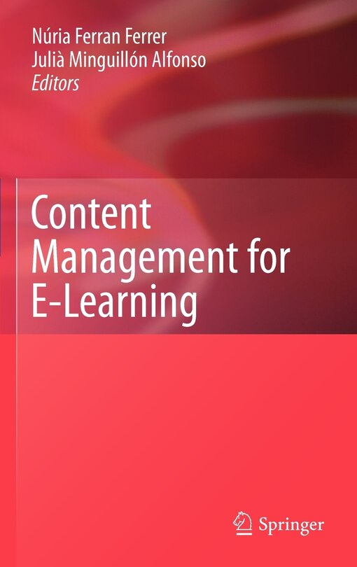 Front cover_Content Management for E-Learning