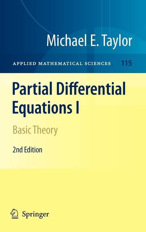 Couverture_Partial Differential Equations I