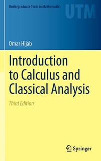 Front cover_Introduction to Calculus and Classical Analysis