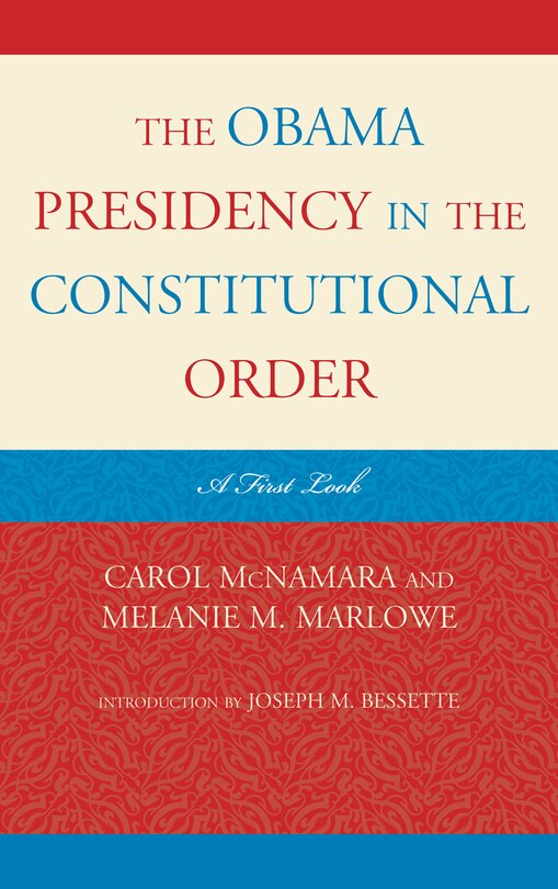 Front cover_Obama Presidency in the Constitutional Order