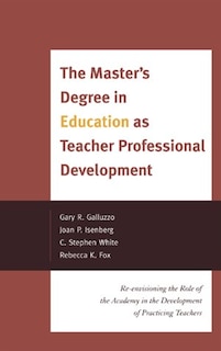 Front cover_The Master's Degree in Education as Teacher Professional Development