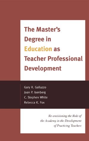 Front cover_The Master's Degree in Education as Teacher Professional Development