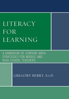 Front cover_Literacy For Learning