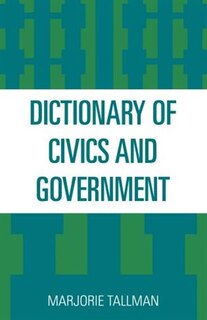 Front cover_Dictionary Of Civics And Government