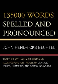 Couverture_135000 Words Spelled and Pronounced