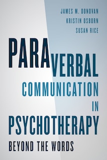 Front cover_Paraverbal Communication In Psychotherapy