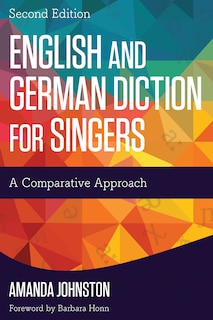 Front cover_English And German Diction For Singers