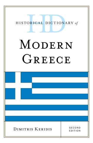 Front cover_Historical Dictionary of Modern Greece