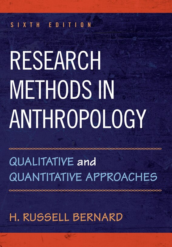 Couverture_Research Methods In Anthropology