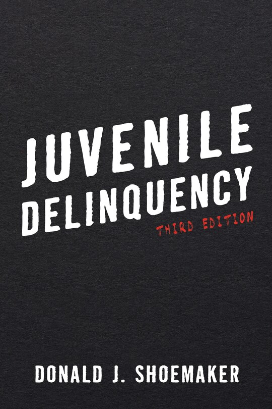 Front cover_Juvenile Delinquency