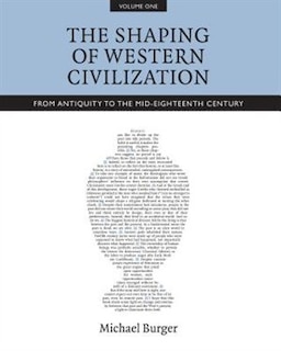 Couverture_The Shaping of Western Civilization, Volume I
