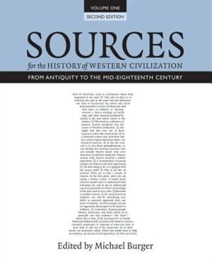 Front cover_Sources for the History of Western Civilization, Volume I