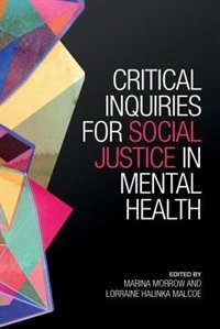 Couverture_Critical Inquiries for Social Justice in Mental Health