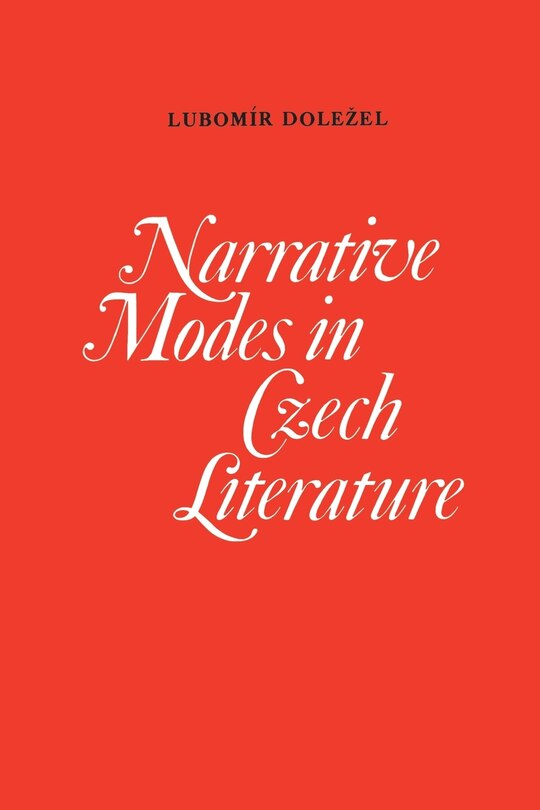 Front cover_Narrative Modes in Czech Literature