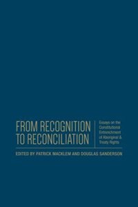 Front cover_From Recognition to Reconciliation