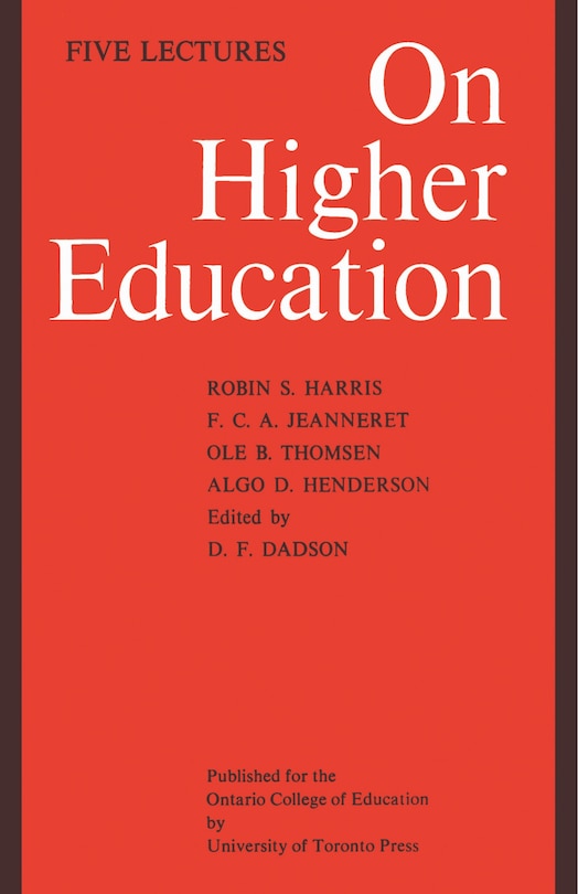 Couverture_On Higher Education