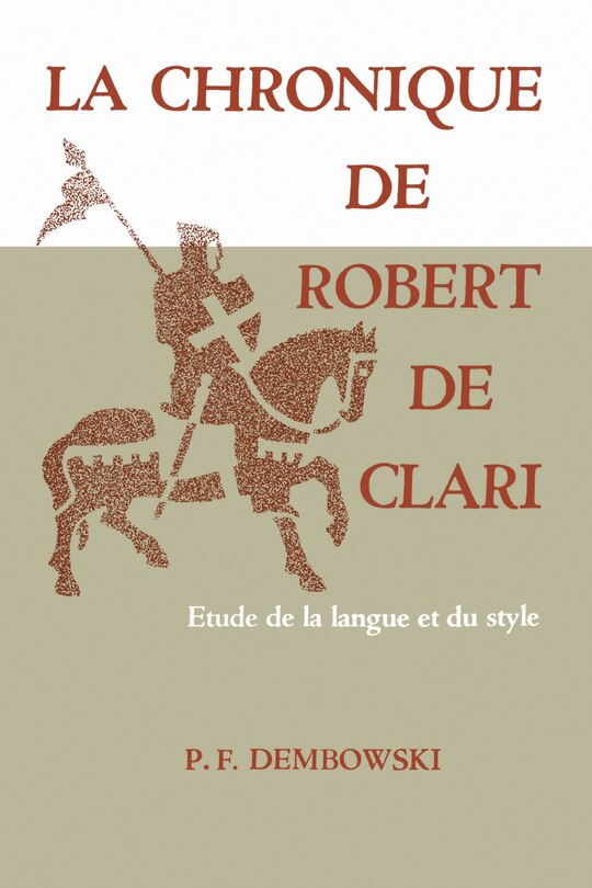Couverture_La Chronique de Robert de Clari