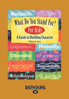Couverture_What Do You Stand For? For Kids