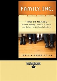 Front cover_Family, Inc.