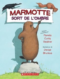 Marmotte sort de l'ombre
