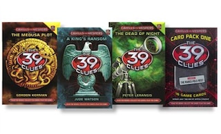 Front cover_The 39 Clues Part 2 Cahills vs Vespers: Starter Pack (Books 1-3 Plus Card Pack)