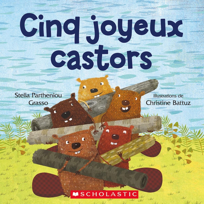 Front cover_Cinq joyeux castors