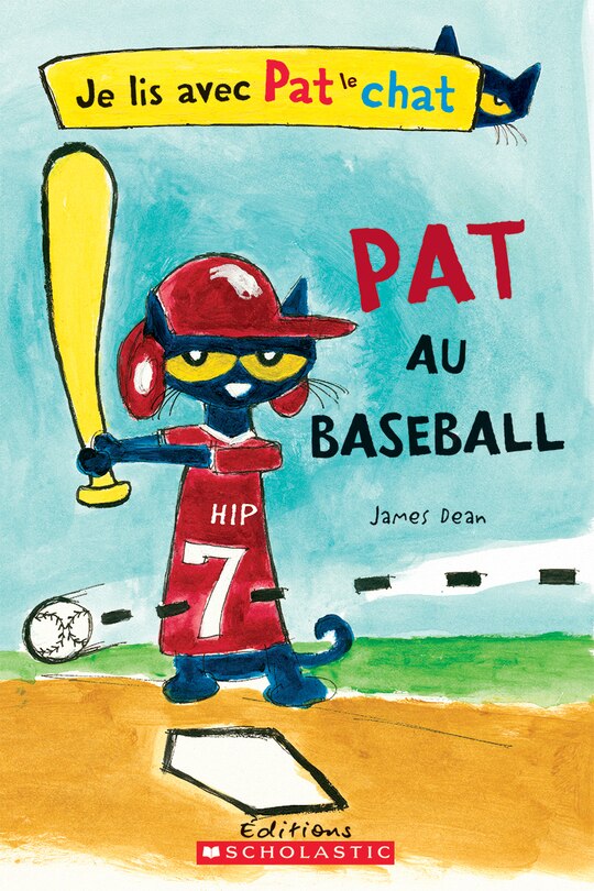 Couverture_Je lis avec Pat le chat : Pat au baseball