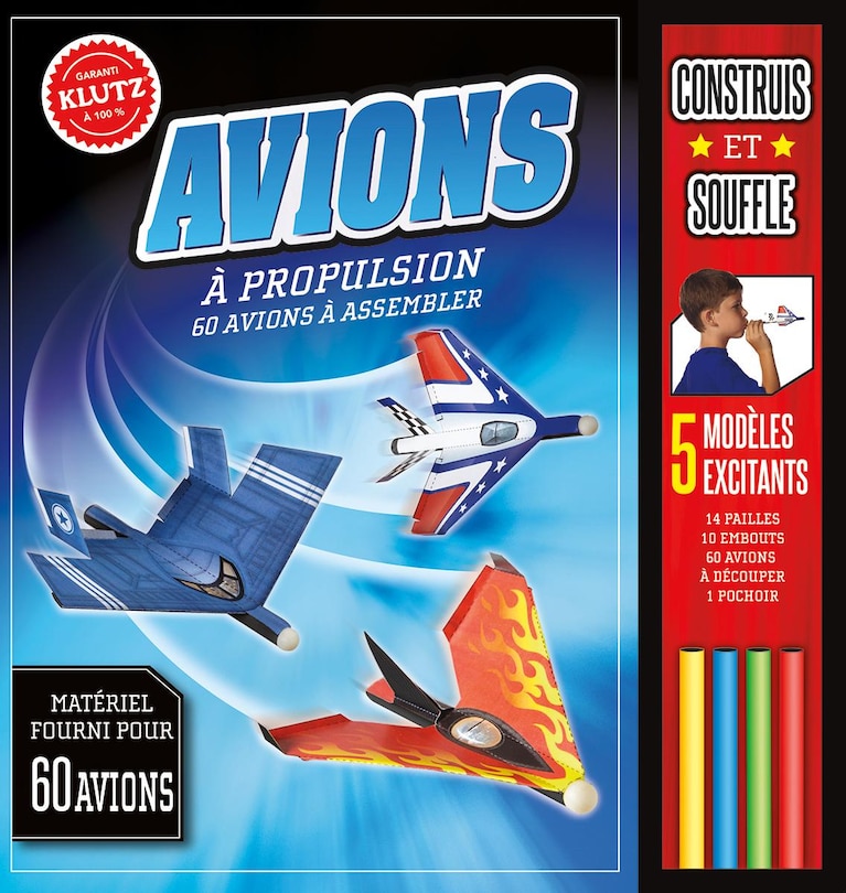 Couverture_Klutz : Avions &agrave; propulsion