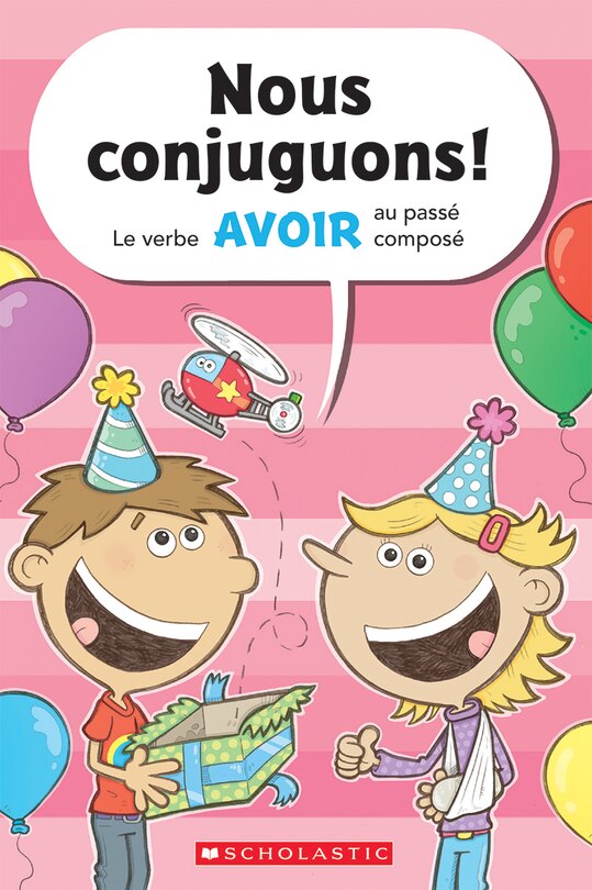 Couverture_Nous conjuguons! Le verbe avoir au passé composé