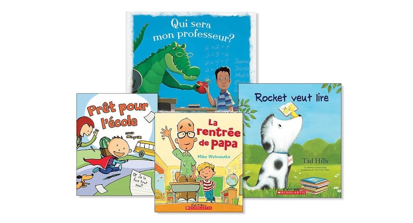 Back to School French Picture Books (Pre-K to Grade 1)