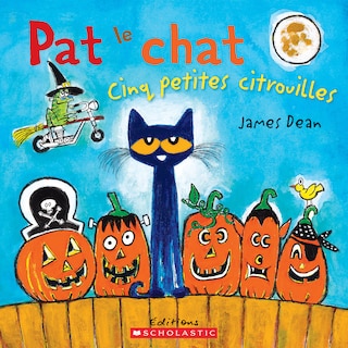 Couverture_Pat le chat : Cinq petites citrouilles