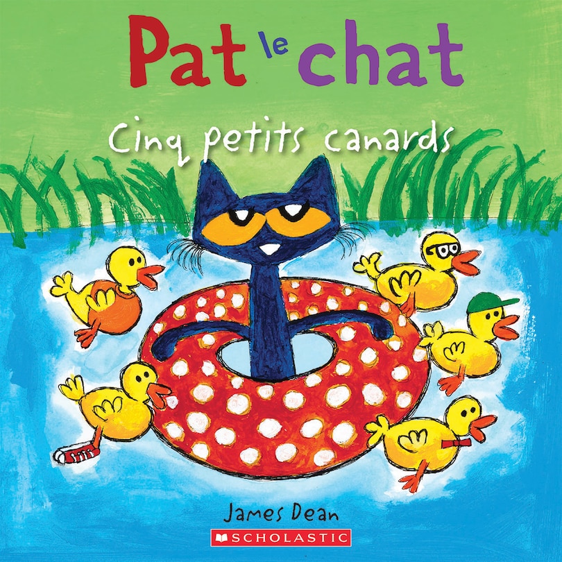 Couverture_Pat le chat : Cinq petits canards