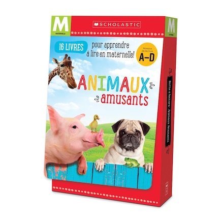 Apprendre avec Scholastic : Boîte à lecture : Animaux amusants