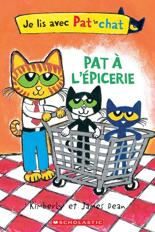 Couverture_Je lis avec Pat le chat :  Pat à l’épicerie