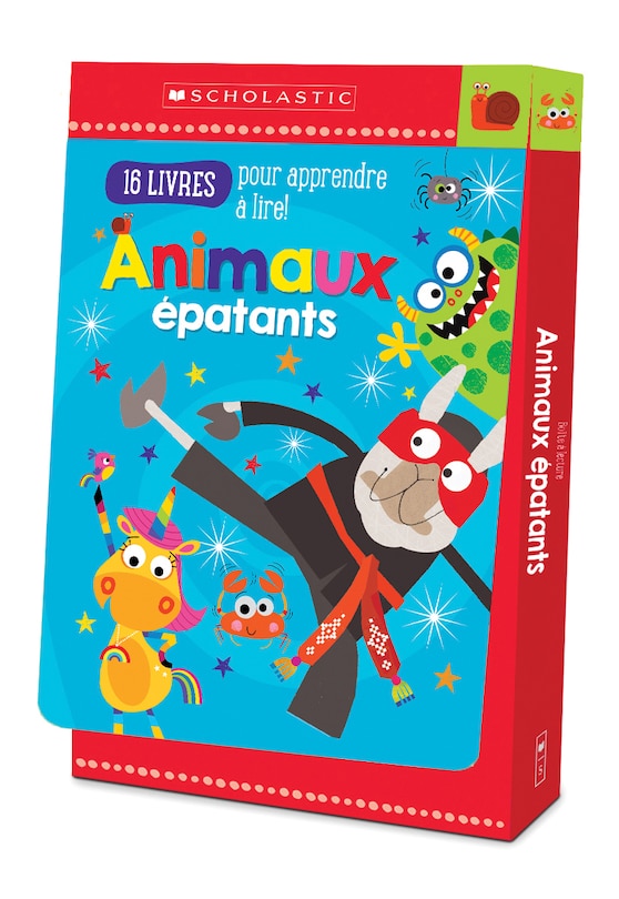 Couverture_Apprendre avec Scholastic : Boîte à lecture : Animaux épatants