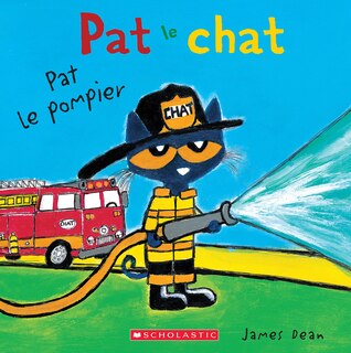 Couverture_Pat le chat : Pat le pompier