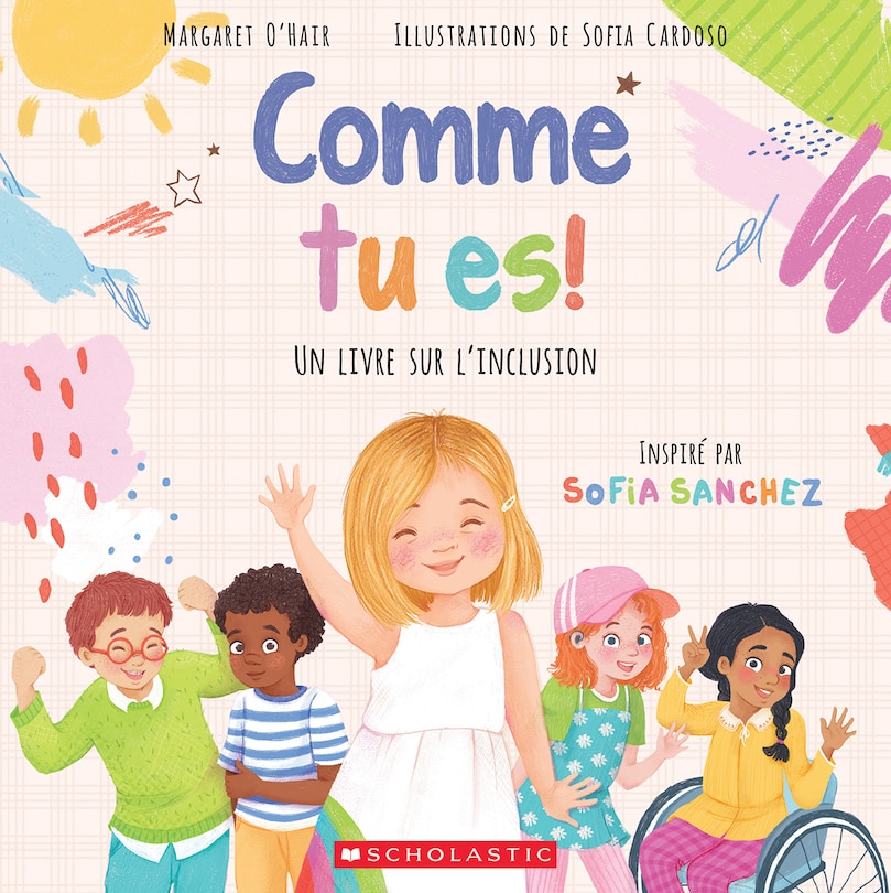 Couverture_Comme tu es! Un livre sur l’inclusion