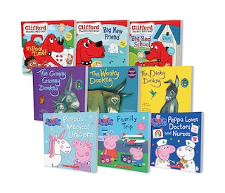 Front cover_Favourite Friends Collection: Peppa Pig, Wonky Donkey &amp; Clifford the Big Red Dog (Indigo Exclusive)