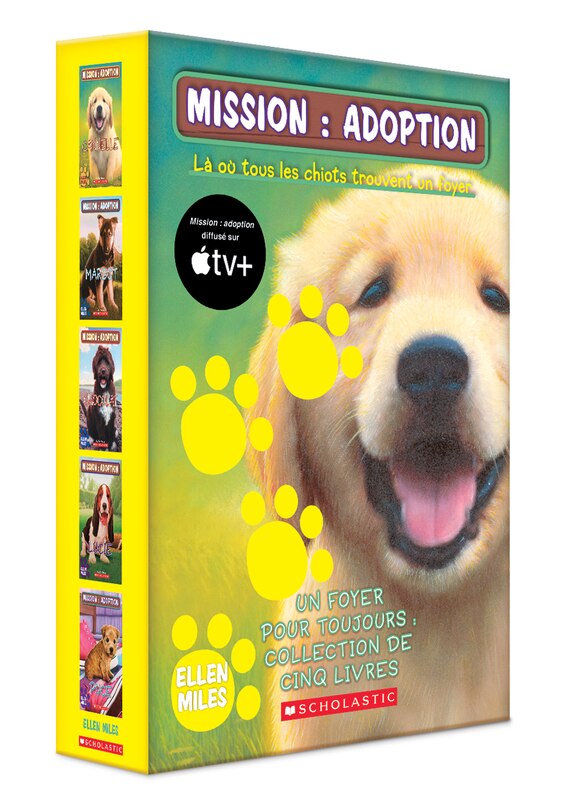 Front cover_Coffret Mission : adoption : Un foyer pour toujours : Collection de cinq livres