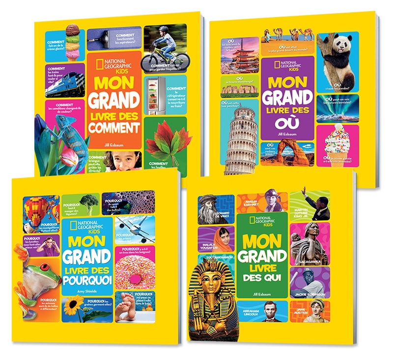 Ensemble 1 National Geographic Kids : Mon grand livre : pour les enfants de 4 à 8 ans (Exclusivité Indigo)