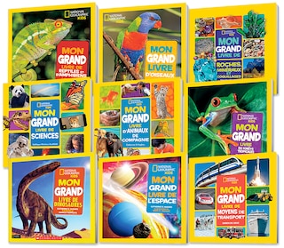 Couverture_Ensemble 2 National Geographic Kids : Mon grand livre : pour les enfants de 4 à 8 ans (Exclusivité Indigo)