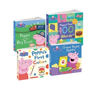 Front cover_Peppa Pig First Concepts Exclusive Board Book Collection